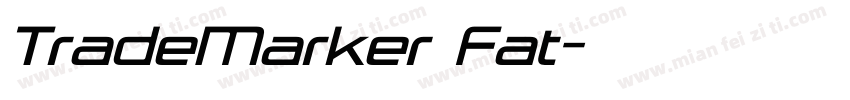 TradeMarker Fat字体转换